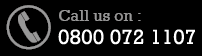Call us on: 0800 7550 8561