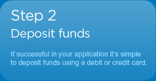 Deposit funds
